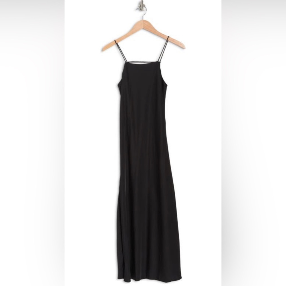 Know One Cares Square Neck Sleeveless Midi Dress